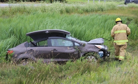 Accident A-20_24 juillet 2015_vue de l'auto remise sur roues_IMG_3535