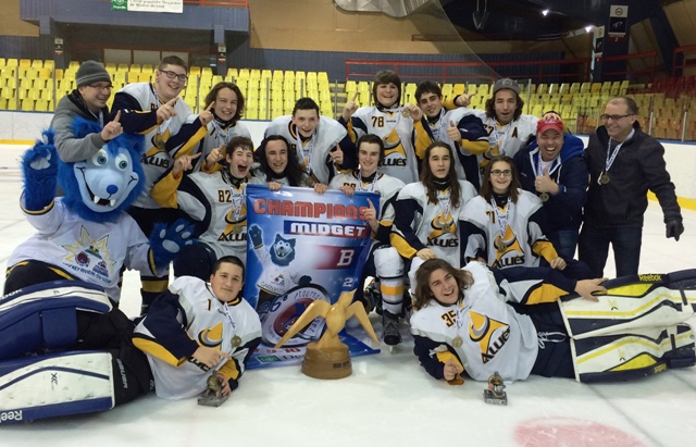 Les Alliés Midget B champions à Rivière-du-Loup