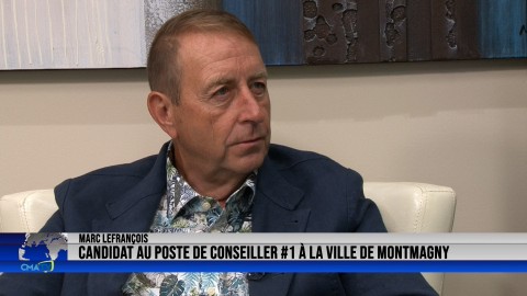 Entrevue - Marc Lefrançois, candidat conseiller au poste #1 à la Ville de Montmagny - 14 août 2023