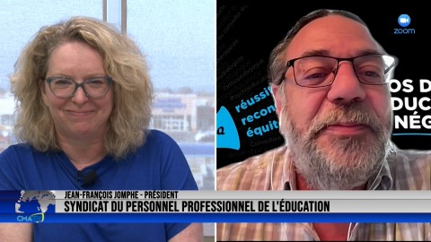 Entrevue - Jean-François Jomphe, prés. Syndicat du personnel professionnel de l'Éducation - 5 octobre 2023