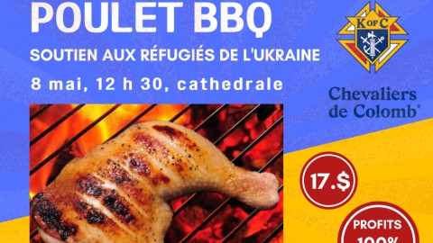 À La Pocatière, un dîner poulet BBQ s’organise pour soutenir les réfugiés ukrainiens 