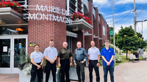 Retour des cadets de la Sûreté du Québec à Montmagny cet été 