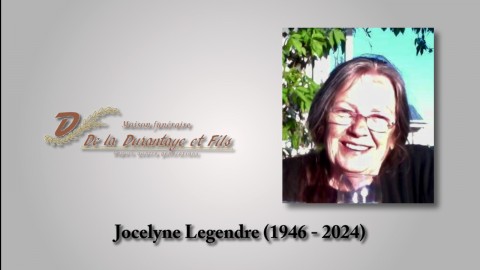 Jocelyne Legendre (1946 - 2024)