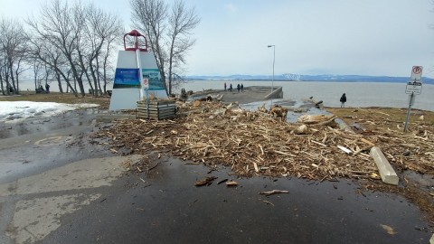 Des travaux sur certains cours d’eau dans la région et le quai de Berthier-sur-Mer est endommagé