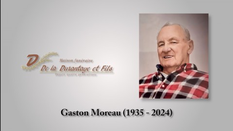 Gaston Moreau (1935 - 2024)