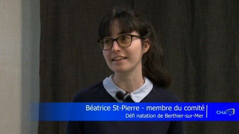 Entrevue - Béatrice St-Pierre, membre du comité Défi natation de Berthier-sur-Mer- 12 juin 2024