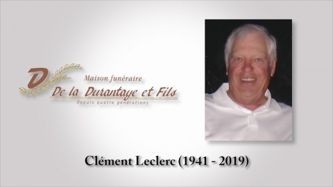 Clément Leclerc (1941 - 2019)