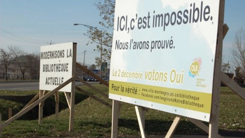 LE OUI N'A PAS TARDÉ À RÉPLIQUER DEVANT L'ÉCOLE CASAULT