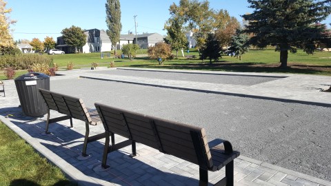 INAUGURATION DES TERRAINS DE PÉTANQUE À SAINT-PASCAL 