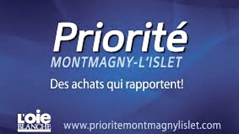 Il y aura tirage de 8 cartes Priorité Montmagny-L'Islet d'une valeur totale de 200 $