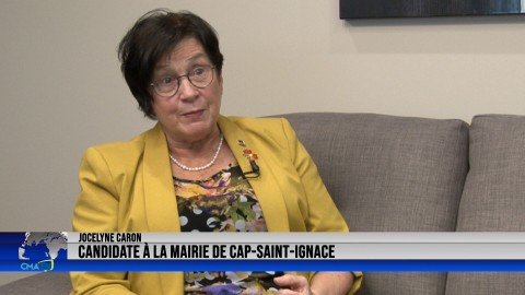 Entrevue - Jocelyne Caron, candidate à la mairie de Cap-Saint-Ignace - 26 octobre 2021