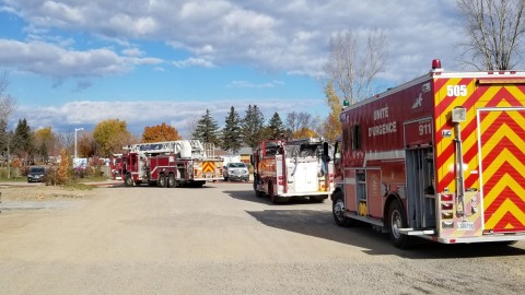 Début d’incendie au Camping Pointe-aux-Oies