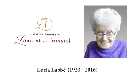 Lucia Labbé (1923 - 2016)