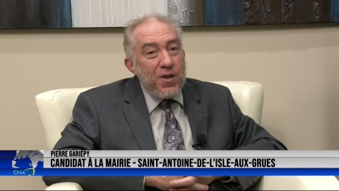 Entrevue - Pierre Gariépy, candidat à la mairie de Saint-Antoine-de-l'Isle-aux-grues - 5 novembre 2020