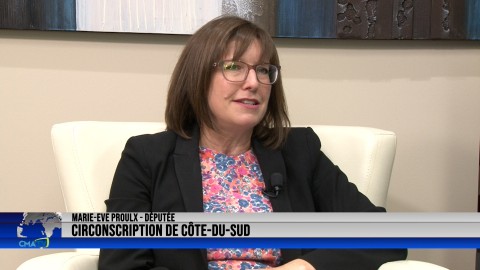 Entrevue - Marie Eve Proulx, députée de Côte du Sud - 25 août 2022