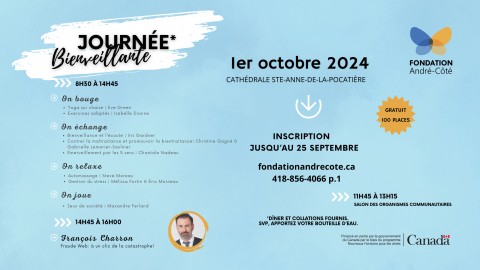 La Fondation André-Côté de La Pocatière tient sa «Journée Bienveillante» 