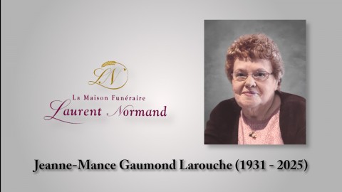 Jeanne-Mance Gaumond Larouche (1931 - 2025)
