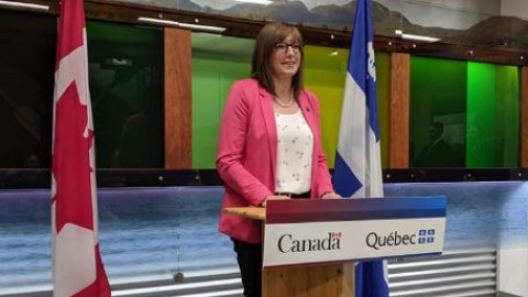 Marie-Eve Proulx annonce plus de 2,5 M$ pour brancher Internet haute vitesse à dix collectivités du Bas-Saint-Laurent 