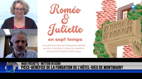 Entrevue -  Marc Fréchette, metteur en scène de la pièce «Roméo et Juliette en sept temps - 16 novembre 2022