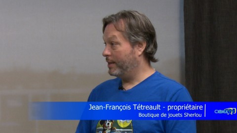 	            	Entrevue - Jean-François Tétreault, prop. de la Boutique de jouets Sherlou - 28 novembre 2024	            