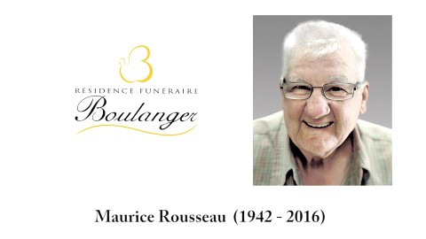 Maurice Rousseau (1942 - 2016) 