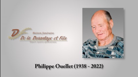 Philippe Ouellet (1938 - 2022)