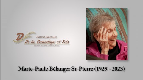 Marie-Paule Bélanger St-Pierre (1925 - 2023)