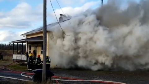 Feu d’une résidence à Tourville