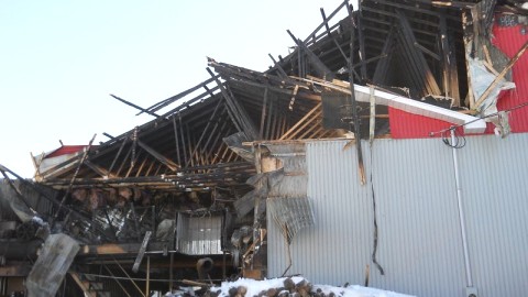 INCENDIE CHEZ BERNIER DENIS CAMIONNEUR