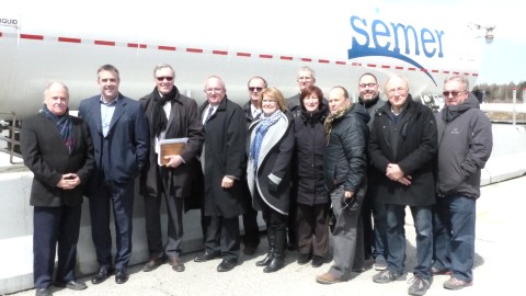 Rivière-du-Loup se joint au réseau de gaz naturel pour le transport lourd la Route bleue