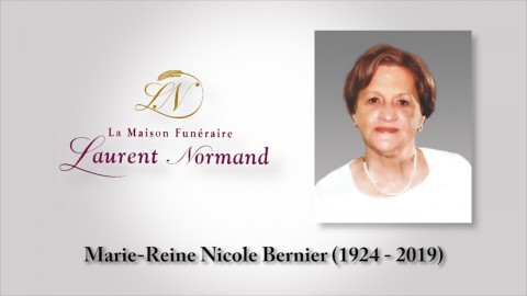 Marie-Reine Nicole Bernier (1924 - 2019)