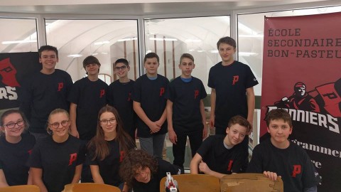 L’école secondaire Bon-Pasteur décroche la première place du First Lego League de Québec