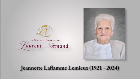 Jeannette Laflamme Lemieux (1921 - 2024)