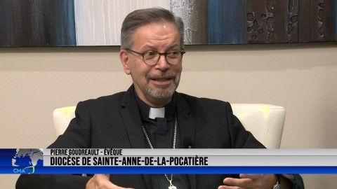 Entrevue - Mgr Pierre Goudreault, évêque de Ste-Anne - auteur de «Les visages de la pauvreté»  - 18 novembre 2022