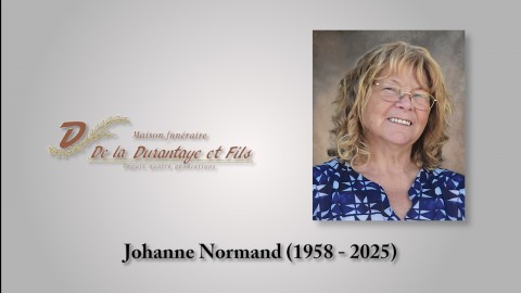 Johanne Normand (1958 - 2025)