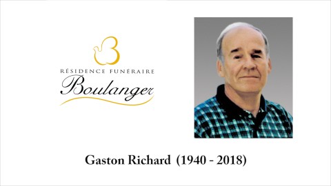 Gaston Richard  (1940 - 2018)