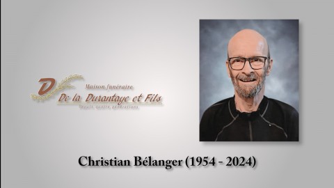 Christian Bélanger (1954 - 2024)