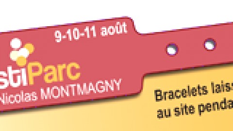 Les bracelets pour le FestiParc sont maintenant en vente