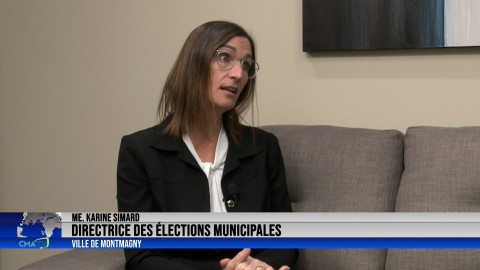 Entrevue - Karine Simard, Présidente de l'élection municipale à Montmagny - 27 octobre 2021