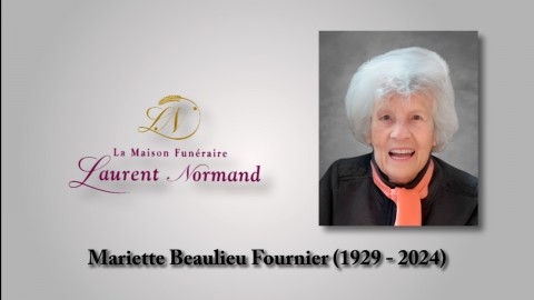 Mariette Beaulieu Fournier (1929 - 2024)