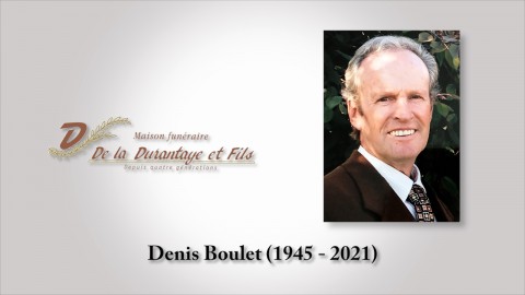 Denis Boulet (1945 - 2021)