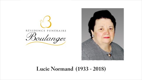 Lucie Normand  (1933 - 2018)