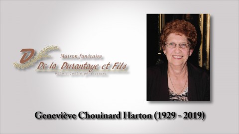 Geneviève Chouinard Harton (1929 - 2019)