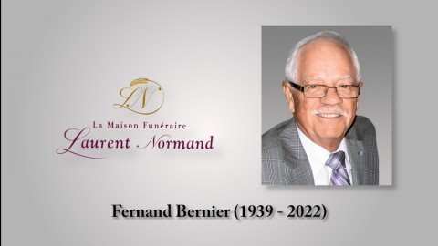 Fernand Bernier (1939 - 2022)