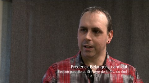 Entrevue - Frédérick Bélanger, candidat à l'élection partielle de St-Pierre-de-la-riv.-du-Sud - 14 mars 2024