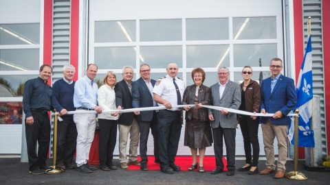 Inauguration de la nouvelle caserne de pompiers de Saint-Alexandre-de-Kamouraska 