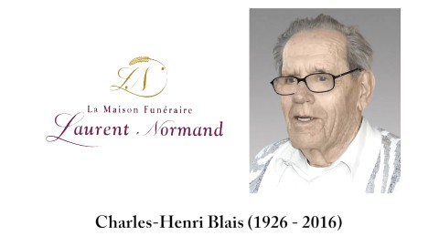 Charles-Henri Blais (1926 - 2016)