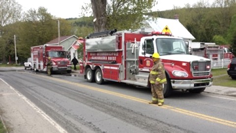 Incendie à St-Pacôme