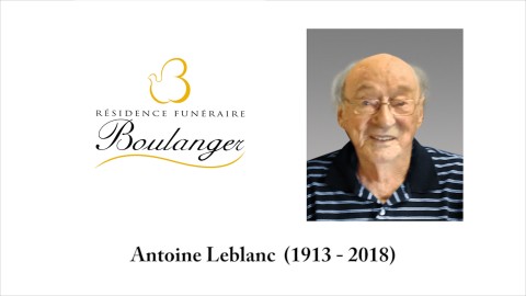 Antoine Leblanc  (1913 - 2018)