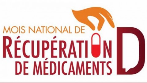 C’est le mois national de récupération de médicaments